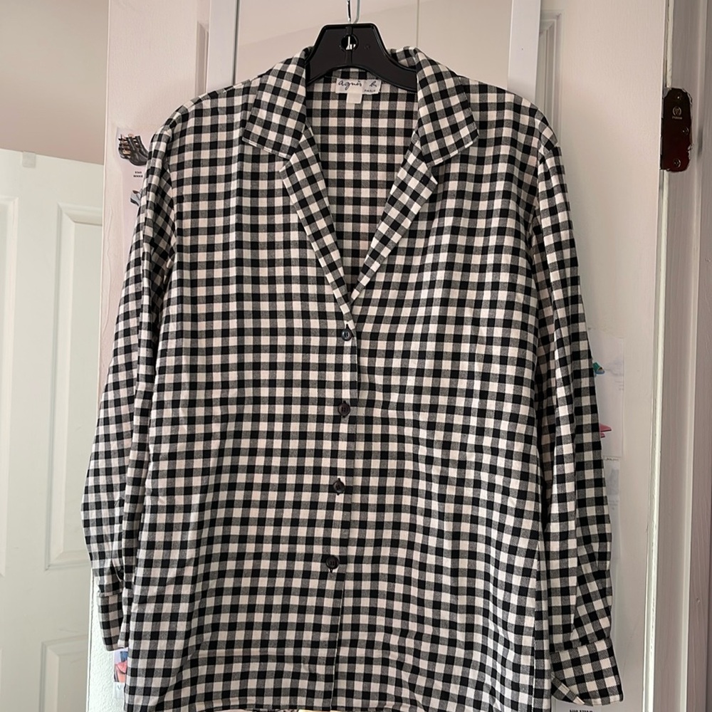 Agnes B button-down hundred percent cotton shirt